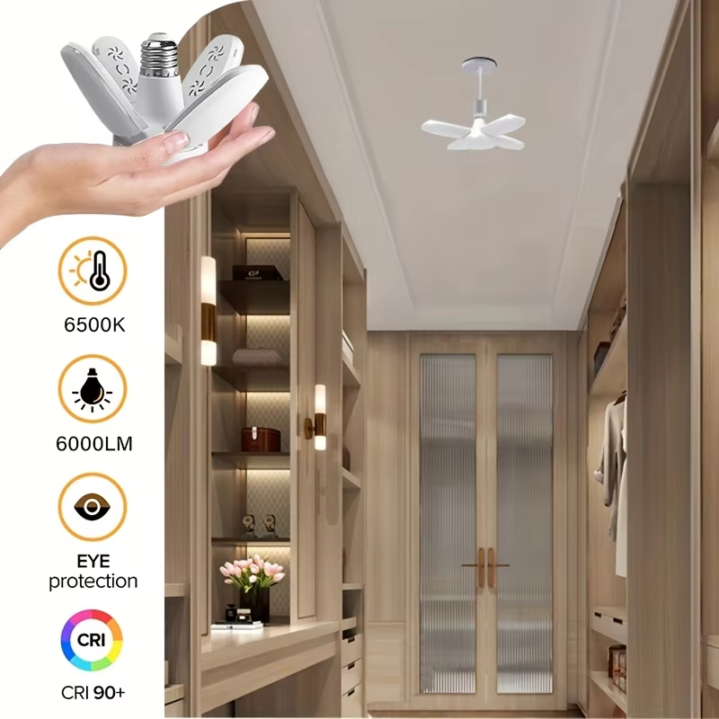 Outdoor Lighting Warehouse - หลอดไฟ LED รูปพัดลม E27 หลอดไฟ LED