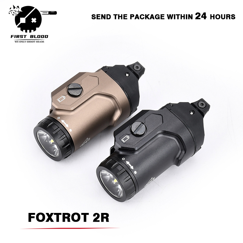 Outdoor Lighting House - ไฟฉายยุทธวิธี FOXTROT2R 700 ลูเมน ไฟฉายอเนกประสงค์สำหรับกิจกรรมกลางแจ้ง ป้องกันน้ำฝนและละอองน้ำ