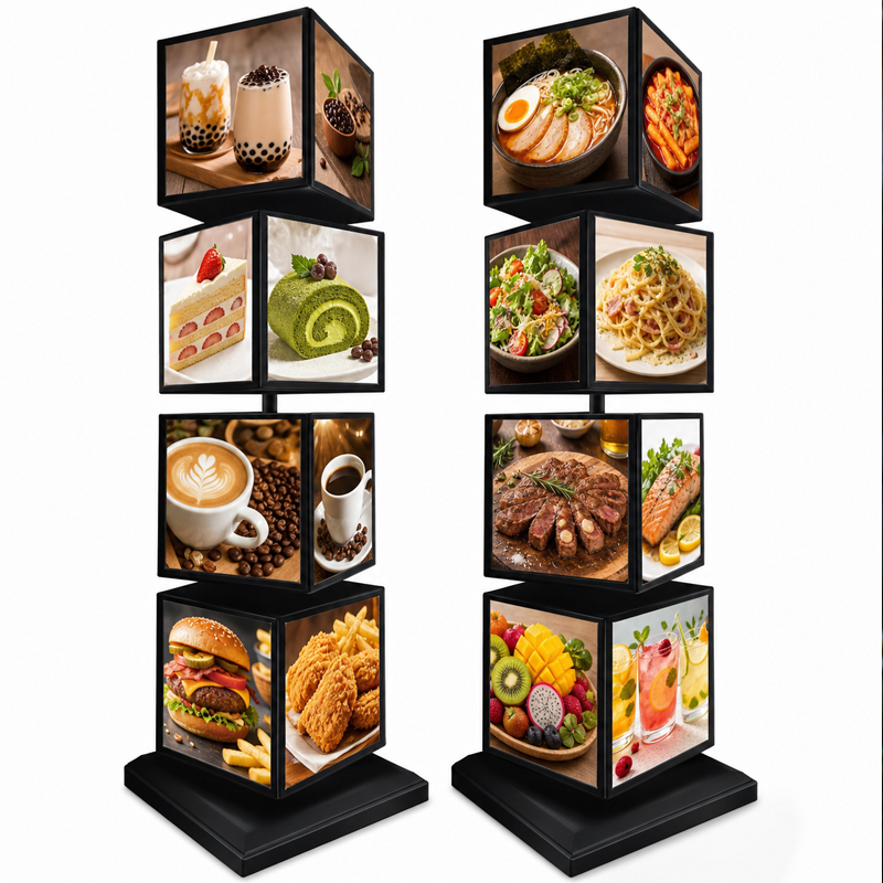 Outdoor Lighting Restaurant - กล่องไฟหมุนได้แบบกำหนดเองสำหรับร้านอาหาร กล่องไฟเมนูแขวนผนังภายนอกอาคาร กรอบโปสเตอร์ ป้ายโฆษณา ป้ายร้านค้า