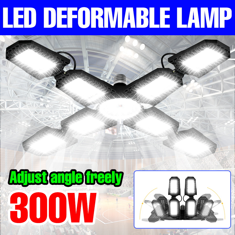 Outdoor Lighting Warehouse - หลอดไฟ LED 300W สำหรับโรงรถ ขั้ว E27/E26
