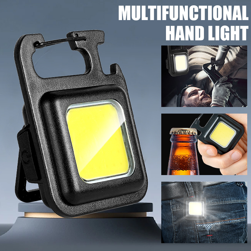 Outdoor Lighting House - ไฟฉายพวงกุญแจ MINI COB สว่างพิเศษ พกพาสะดวก ชาร์จซ้ำได้