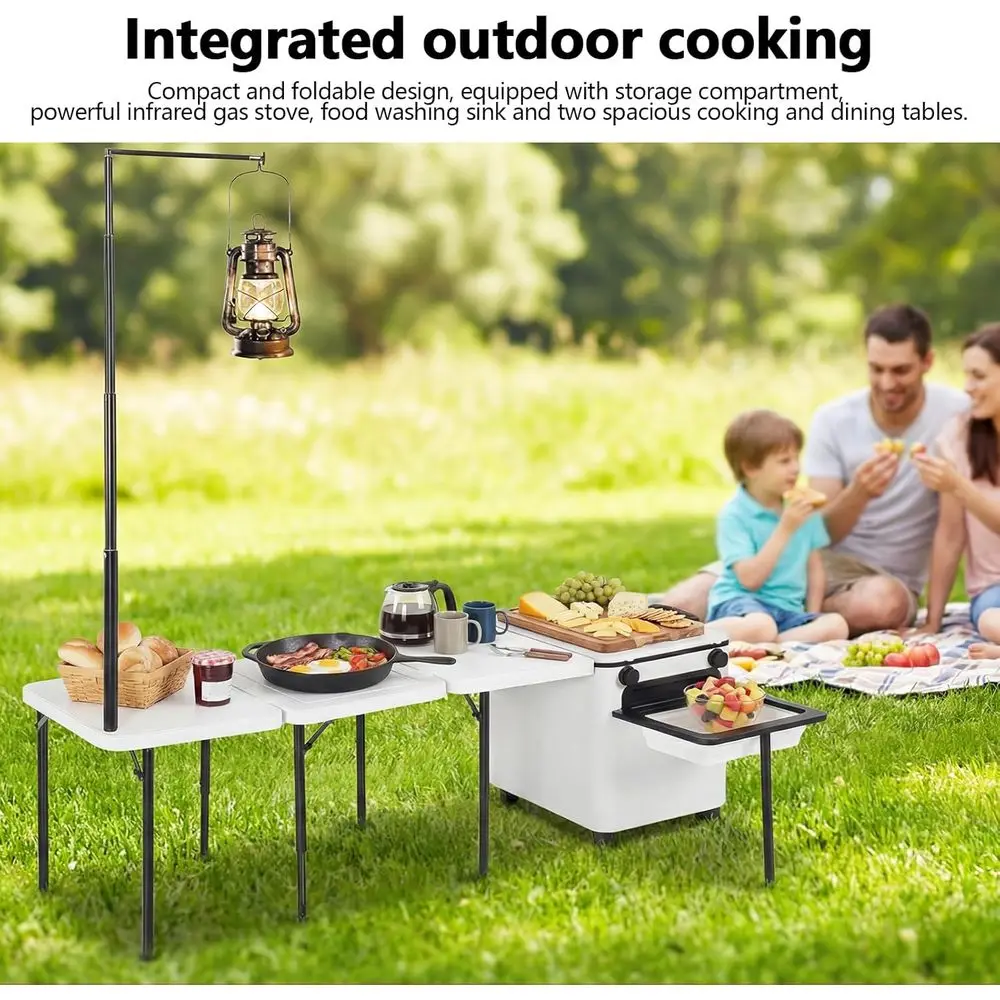 สถานีครัวพับได้แบบพกพาพร้อมล้อ - Outdoor Lighting Pole บทวิจารณ์และราคา
