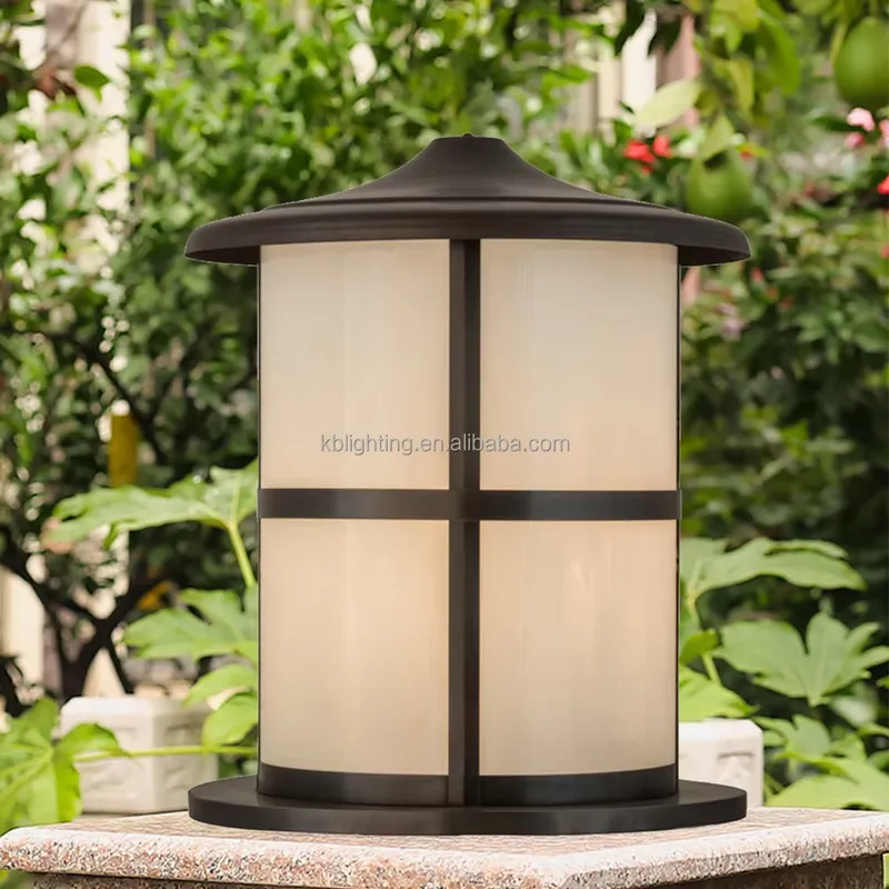 โคมไฟเสาไฟประตูกลางแจ้ง กันน้ำ - Outdoor Lighting And Landscape บทวิจารณ์และราคา