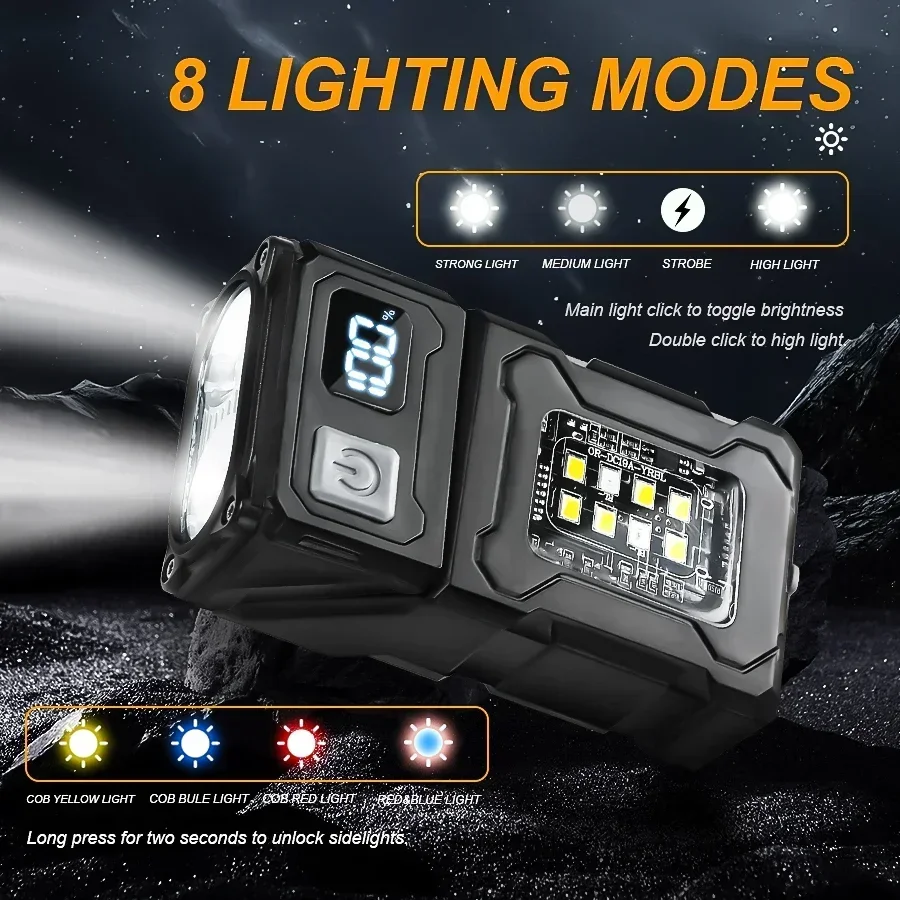 ไฟฉายพกพา LED แบบชาร์จไฟได้ขนา - Outdoor Lighting House บทวิจารณ์และราคา