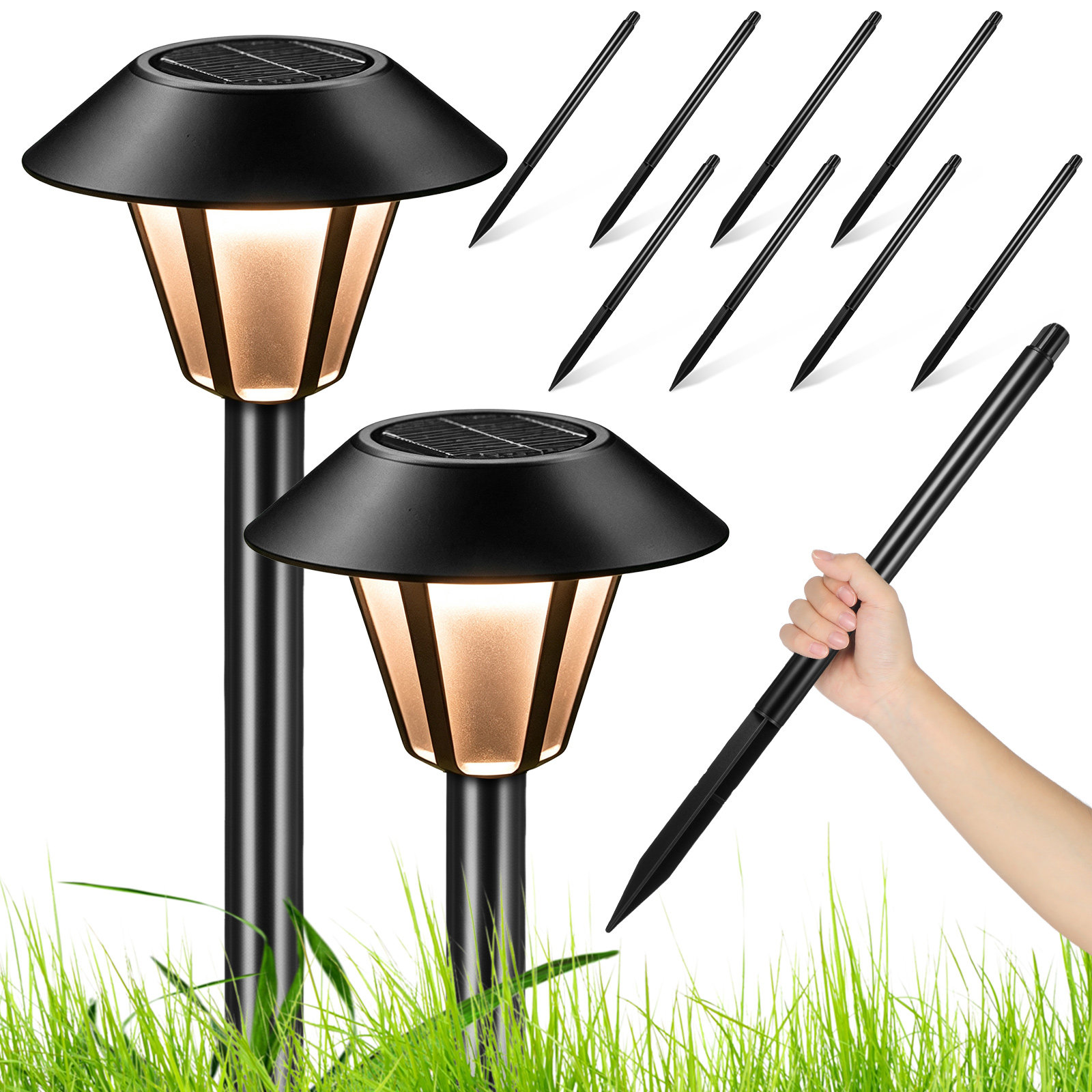 ชุดเสาไฟพลังงานแสงอาทิตย์ 8 ชิ - Outdoor Lighting And Landscape บทวิจารณ์และราคา