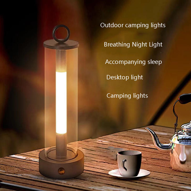 โคมไฟตั้งโต๊ะสำหรับตั้งแคมป์กล - Outdoor Lighting Restaurant บทวิจารณ์และราคา