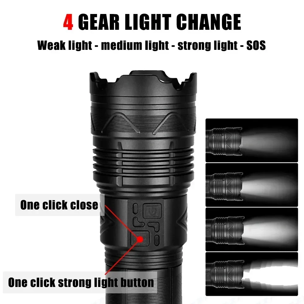 99000000LM ไฟฉาย LED สว่างเป็น - Outdoor Lighting House บทวิจารณ์และราคา