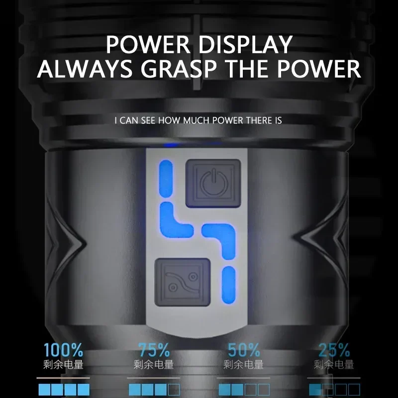 99000000LM ไฟฉาย LED สว่างเป็น - Outdoor Lighting House บทวิจารณ์และราคา
