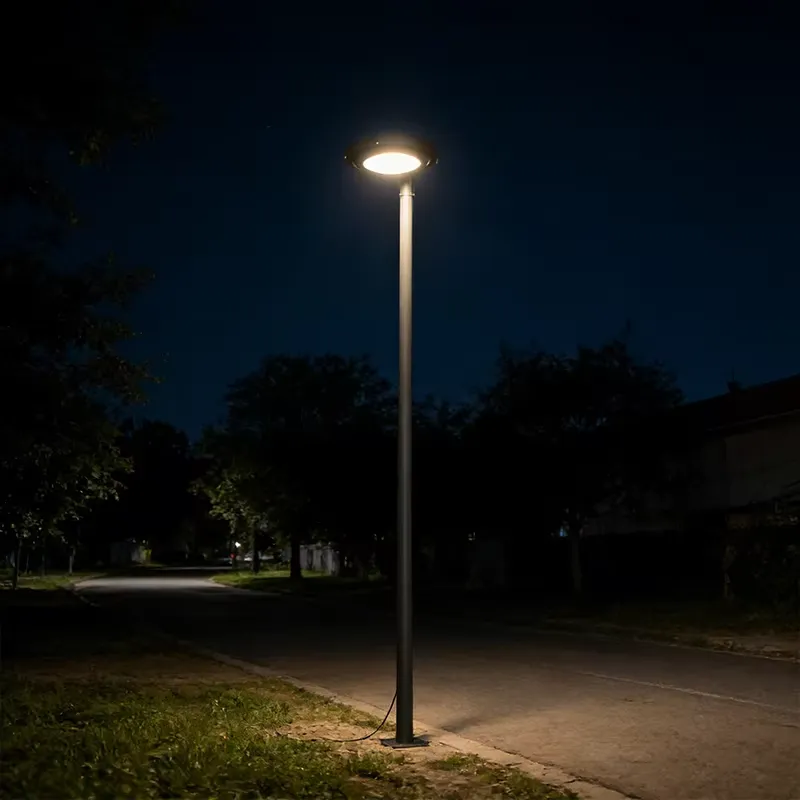 โคมไฟสวน LED พร้อมเสาเหล็ก สำห - Outdoor Lighting Pole บทวิจารณ์และราคา