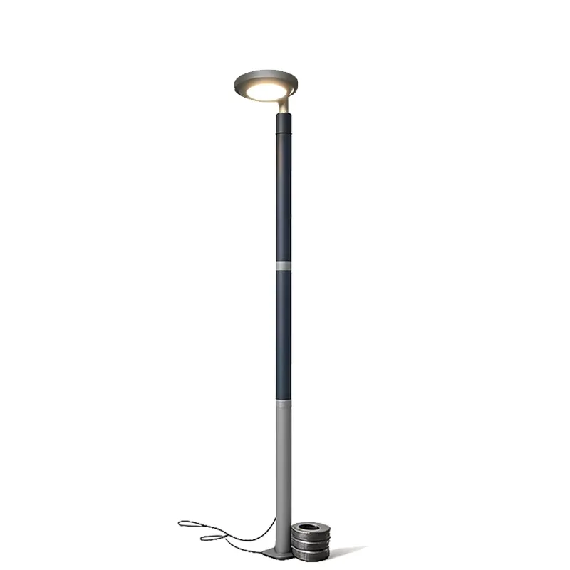 โคมไฟสวน LED พร้อมเสาเหล็ก สำห - Outdoor Lighting Pole บทวิจารณ์และราคา