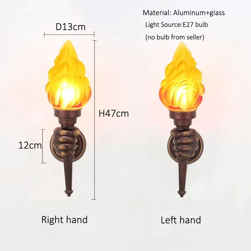 โคมไฟติดผนังแบบสร้างสรรค์สำหรั - Outdoor Lighting Restaurant บทวิจารณ์และราคา