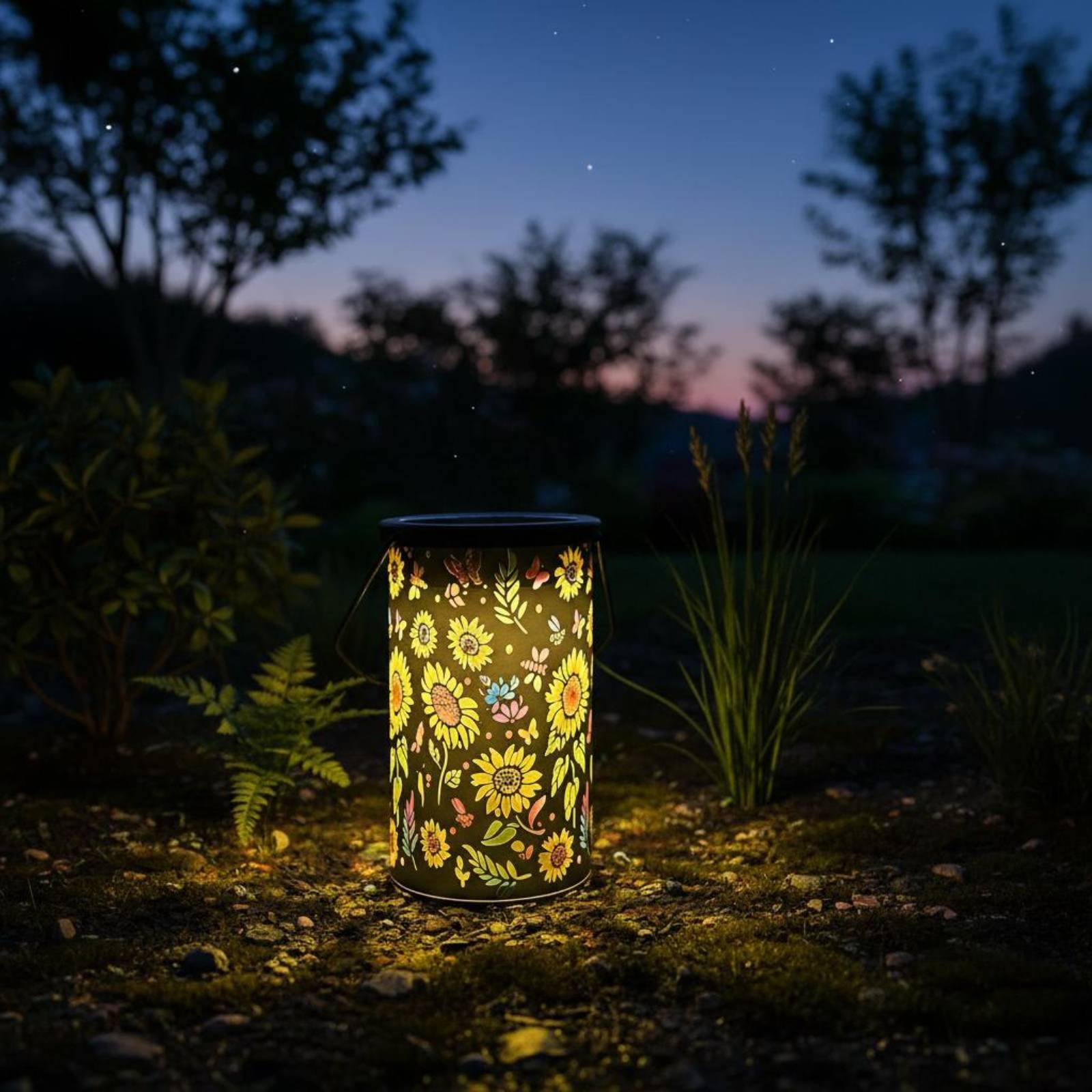 โคมไฟลายดอกไม้ ดีไซน์วินเทจ โค - Outdoor Lighting And Landscape บทวิจารณ์และราคา