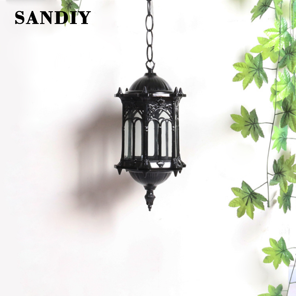 SANDIY โคมไฟจี้กลางแจ้ง Retro  - Outdoor Lighting Restaurant บทวิจารณ์และราคา