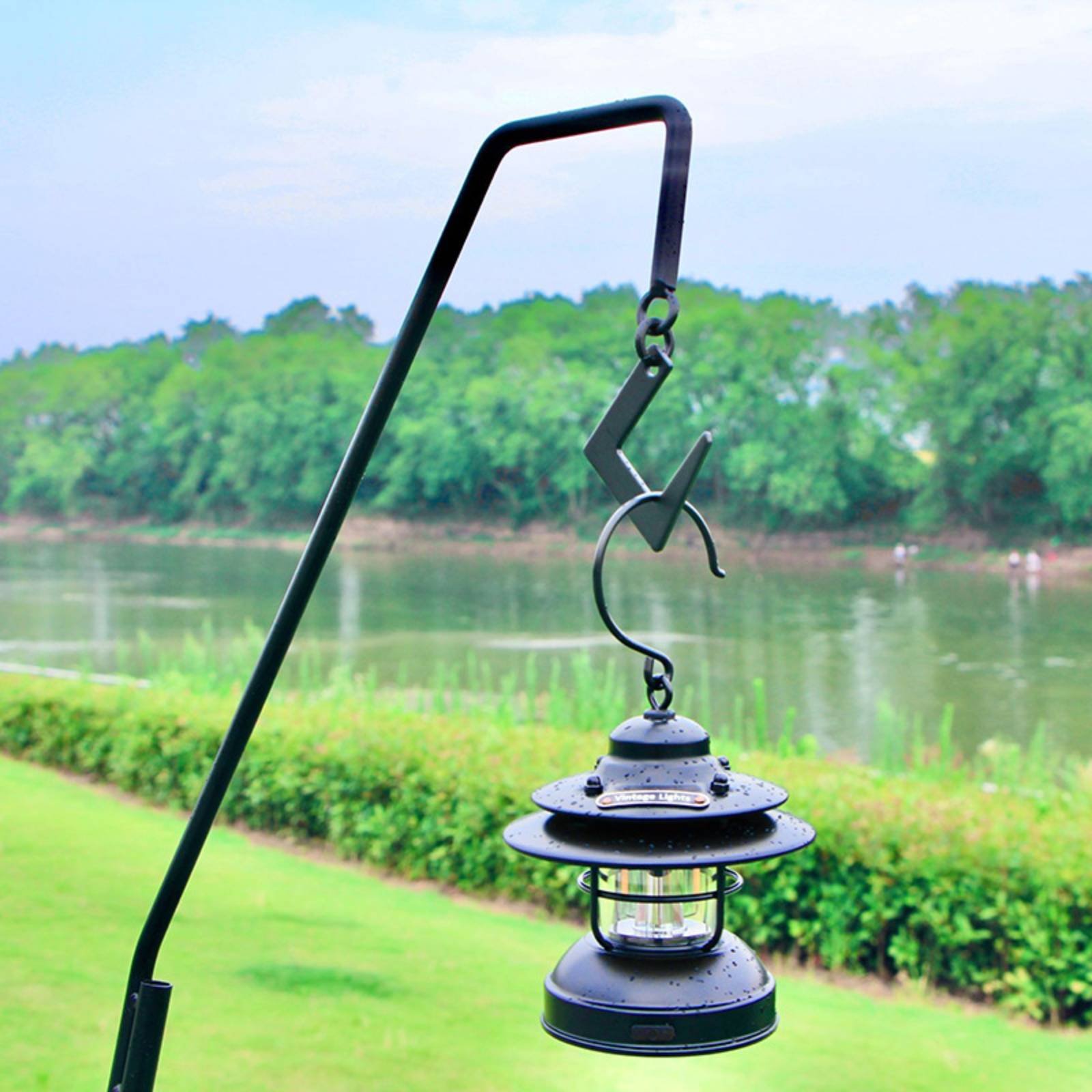 ขาตั้งโคมไฟสำหรับตั้งแคมป์ ประ - Outdoor Lighting Pole บทวิจารณ์และราคา