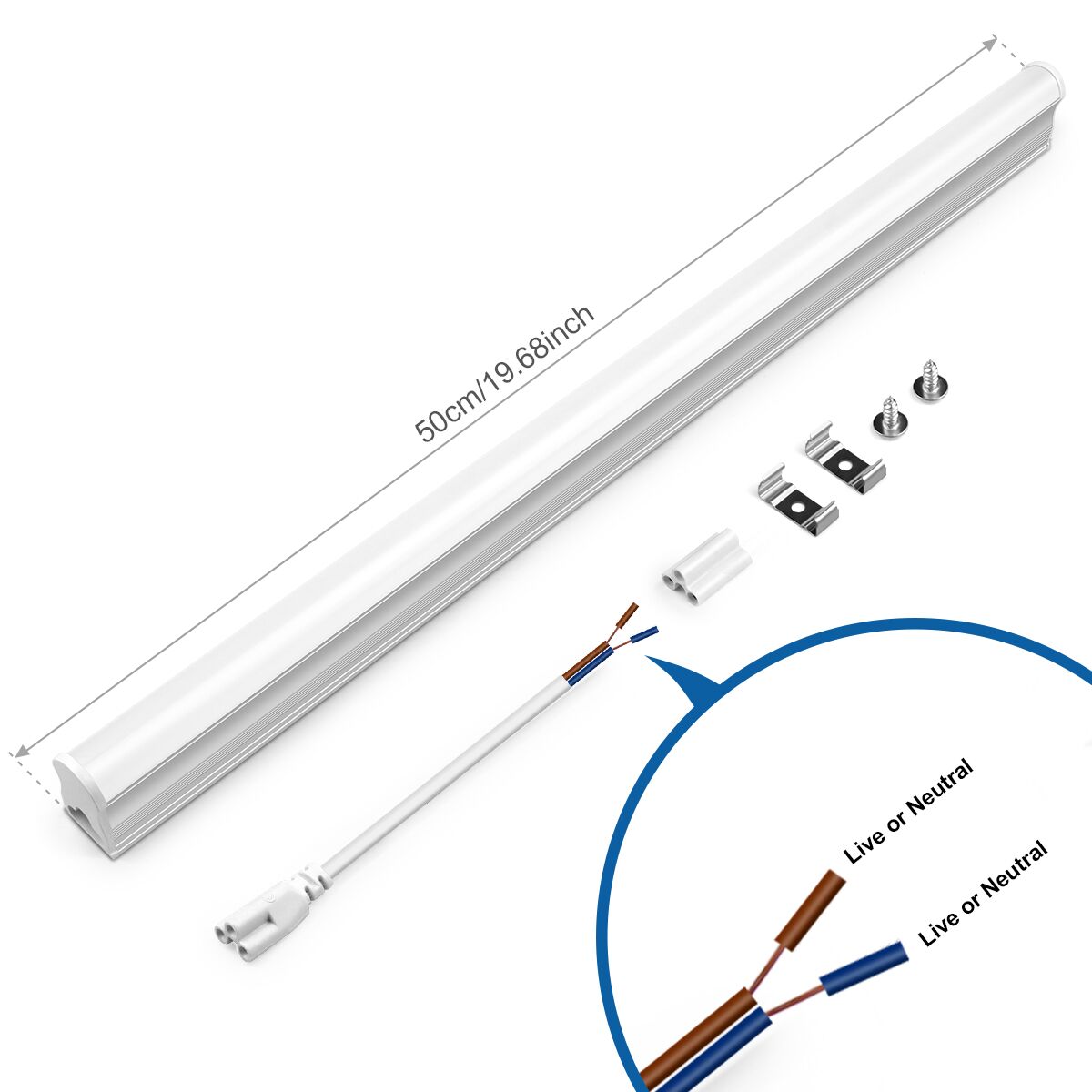50 ซม.T5 อลูมิเนียม LED Bar Li - Outdoor Lighting Warehouse บทวิจารณ์และราคา