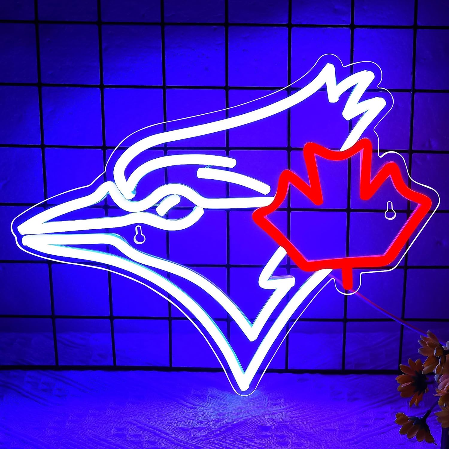 ไฟนีออนรูปนกบลูเจย์พร้อมใบเมเป - Outdoor Lighting Canada บทวิจารณ์และราคา
