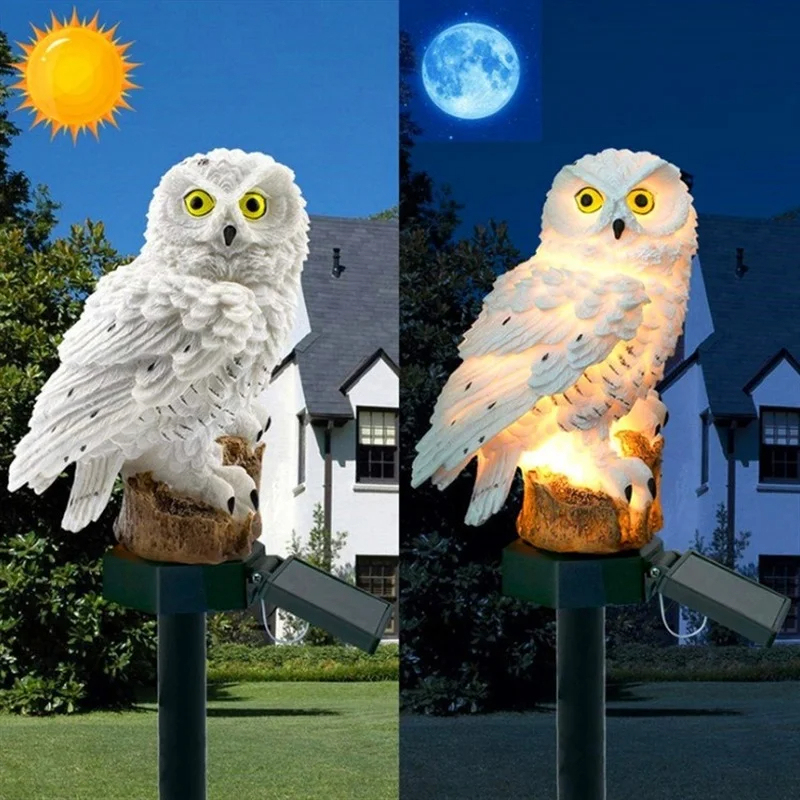 ไฟสวนรูปนกฮูกพลังงานแสงอาทิตย์ - Outdoor Lighting House บทวิจารณ์และราคา