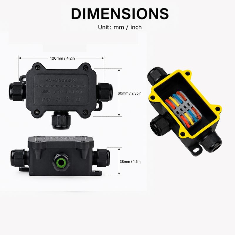 กล่องต่อสายไฟกันน้ำ IP68 แบบ 2 - Outdoor Lighting Pole บทวิจารณ์และราคา