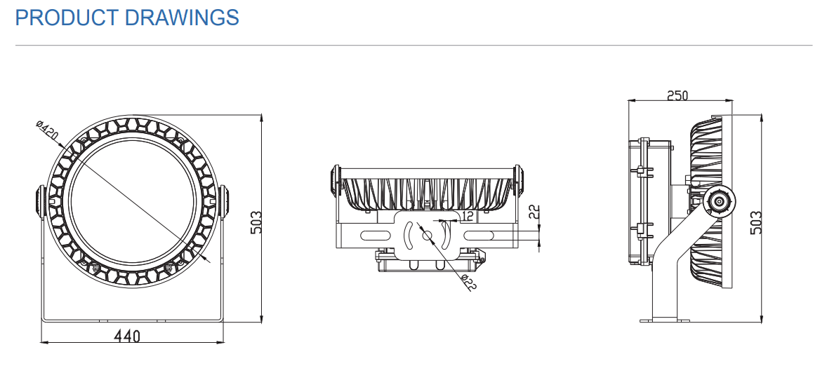 ไฟ LED กันน้ำ IP66 สำหรับคลังส - Outdoor Lighting Warehouse บทวิจารณ์และราคา