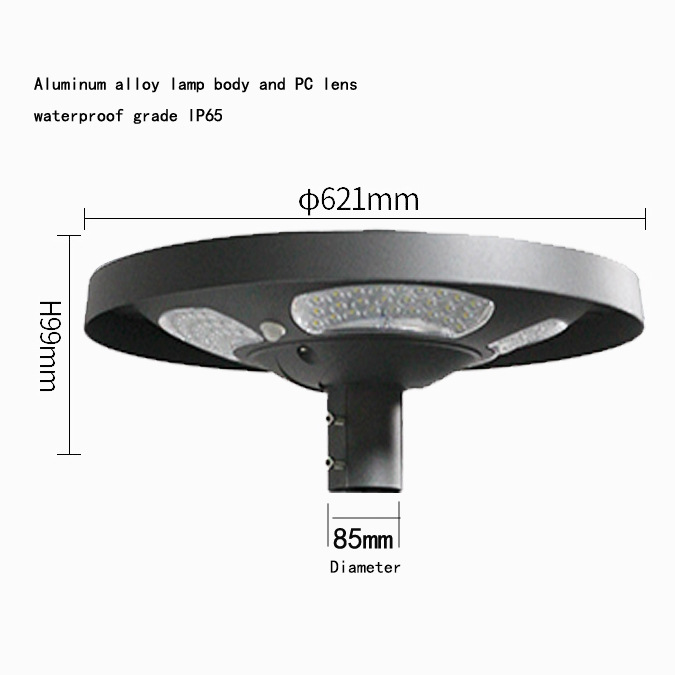 ไฟถนนโซลาร์เซลล์ LED รูปทรง UF - Outdoor Lighting Pole บทวิจารณ์และราคา