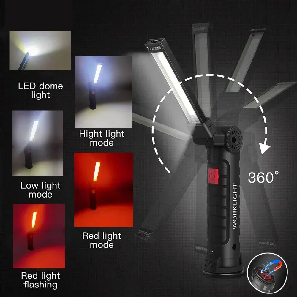 ไฟฉาย LED COB แบบชาร์จไฟได้ผ่า - Outdoor Lighting House บทวิจารณ์และราคา