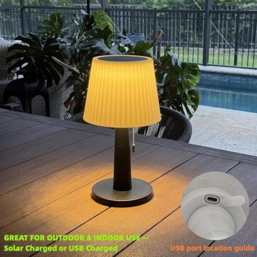 โคมไฟตั้งโต๊ะพลังงานแสงอาทิตย์ - Outdoor Lighting Waterproof บทวิจารณ์และราคา