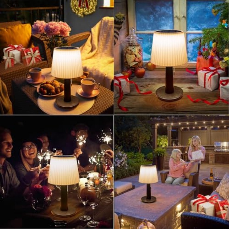โคมไฟตั้งโต๊ะพลังงานแสงอาทิตย์ - Outdoor Lighting Waterproof บทวิจารณ์และราคา