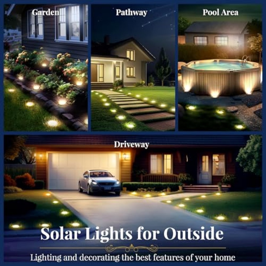 ไฟพื้นพลังงานแสงอาทิตย์ ไฟโซลา - Outdoor Lighting Waterproof บทวิจารณ์และราคา