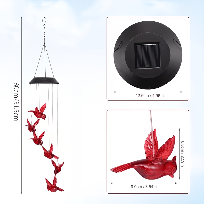 ไฟประดับลมรูปนกเพลิงพลังงานแสง - Outdoor Lighting Waterproof บทวิจารณ์และราคา
