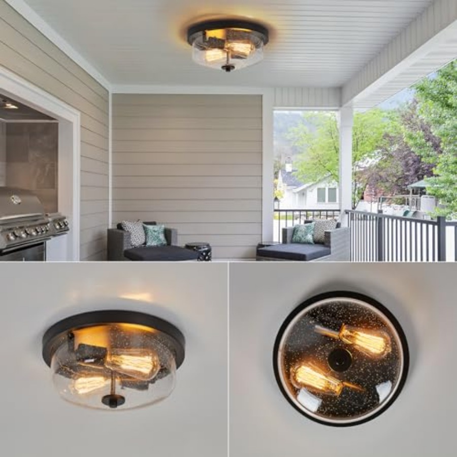 โคมไฟติดเพดานแบบฝัง โคมไฟระเบี - Lighting Fixture Outdoor บทวิจารณ์และราคา